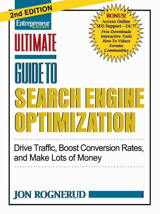 Title details for Ultimate Guide to Search Engine Optimization by Jon Rognerud - Available
